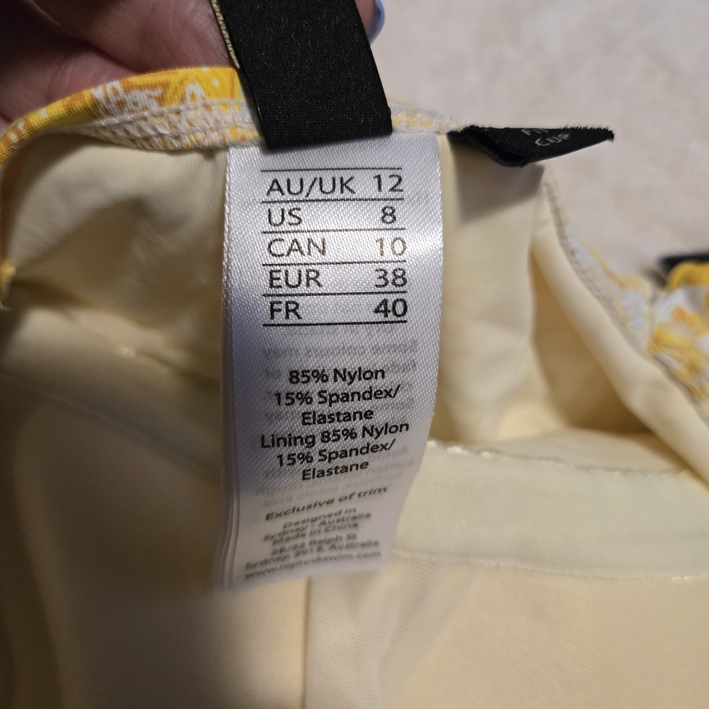 Miraclesuit Women's Yellow One Piece Swimsuit - Picture 5 of 6
